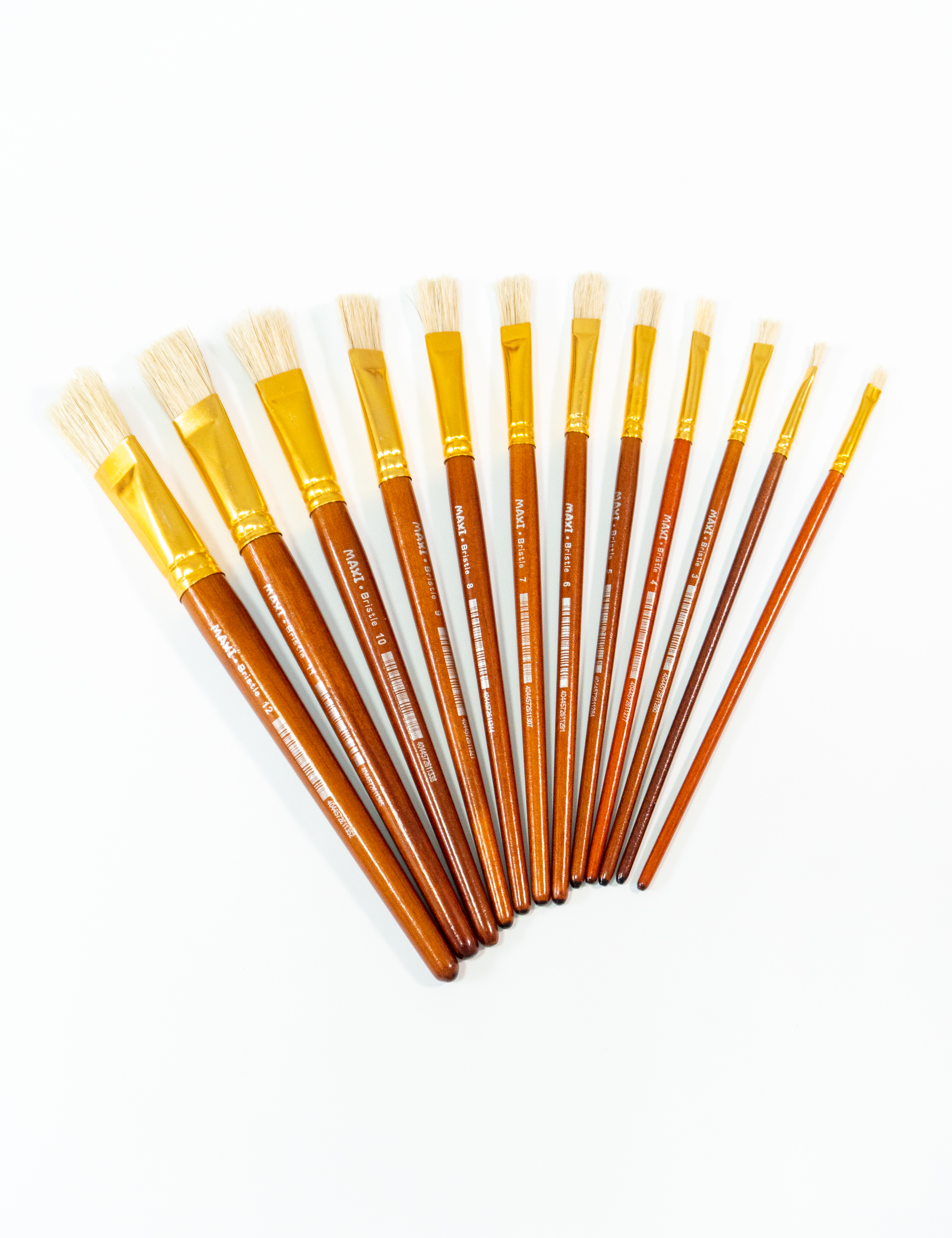 Пензель щетина №1 плаский Maxi