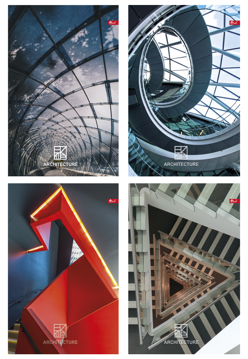 Блокнот А4 176 арк тв палітурка клітинка Урбанізм асорті