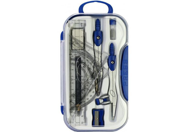 Готовальня 8 пр. Maxi, синя