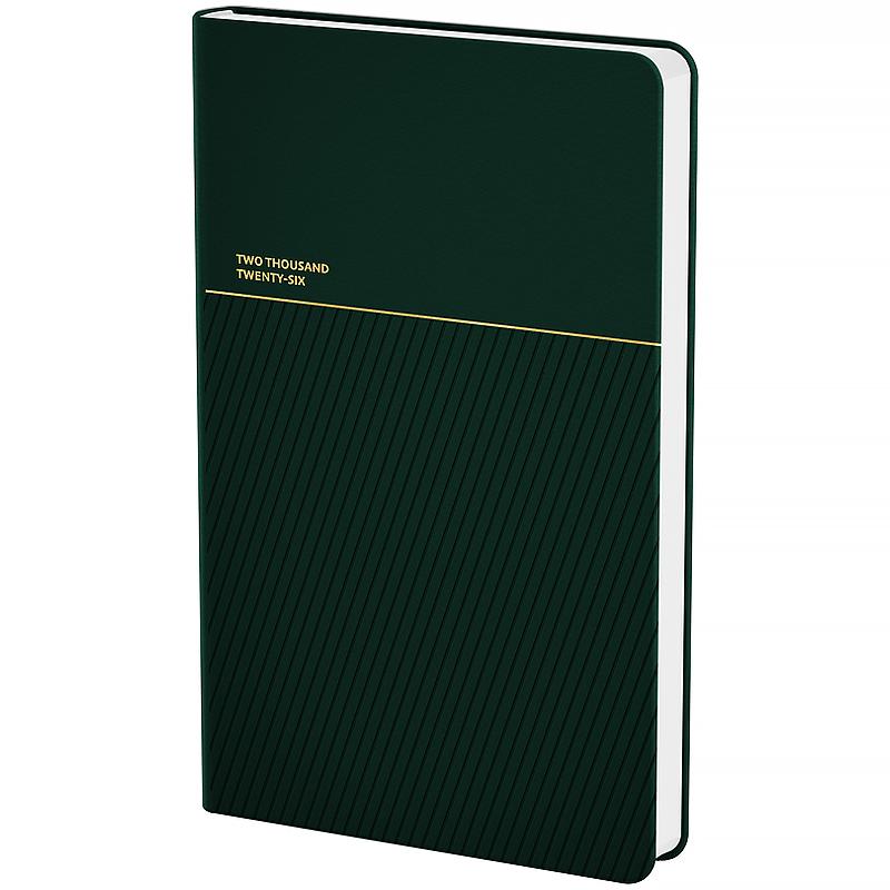 Щотижневик дат. Partner Traces 125*195 темно-зелений