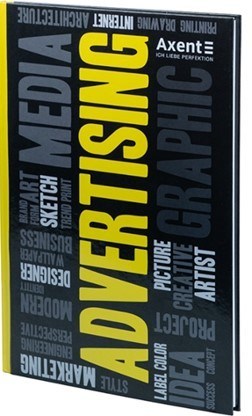 Книга обліку А4 80 арк тв палітурка клітинка COLORS жовта