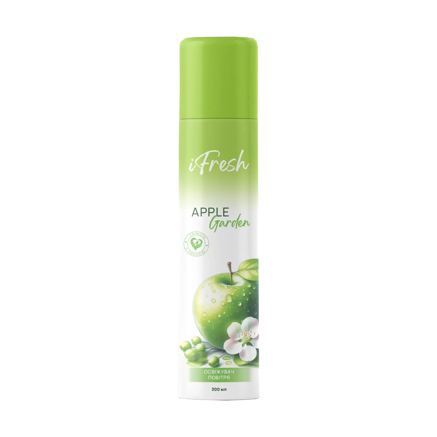 Освежитель воздуха аэрозольный iFresh 300 мл, apple garden