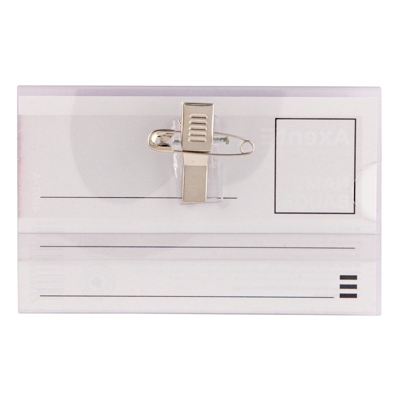 Бейдж на заколке горизонтальный Axent 4501-A