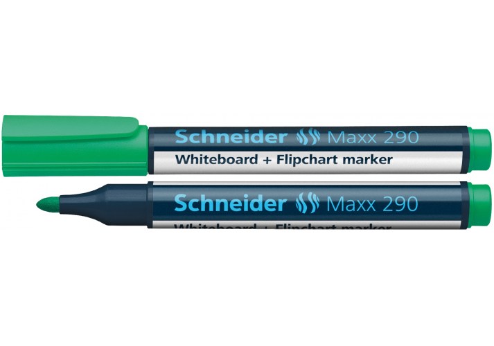Маркер для дошок та флипчартів Schneider Maxx 290 1-3 мм зелений