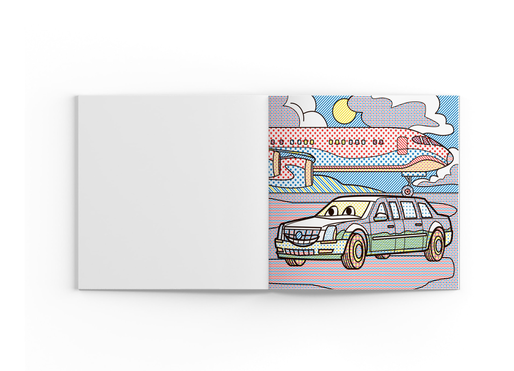 Водные раскраски Лимузины