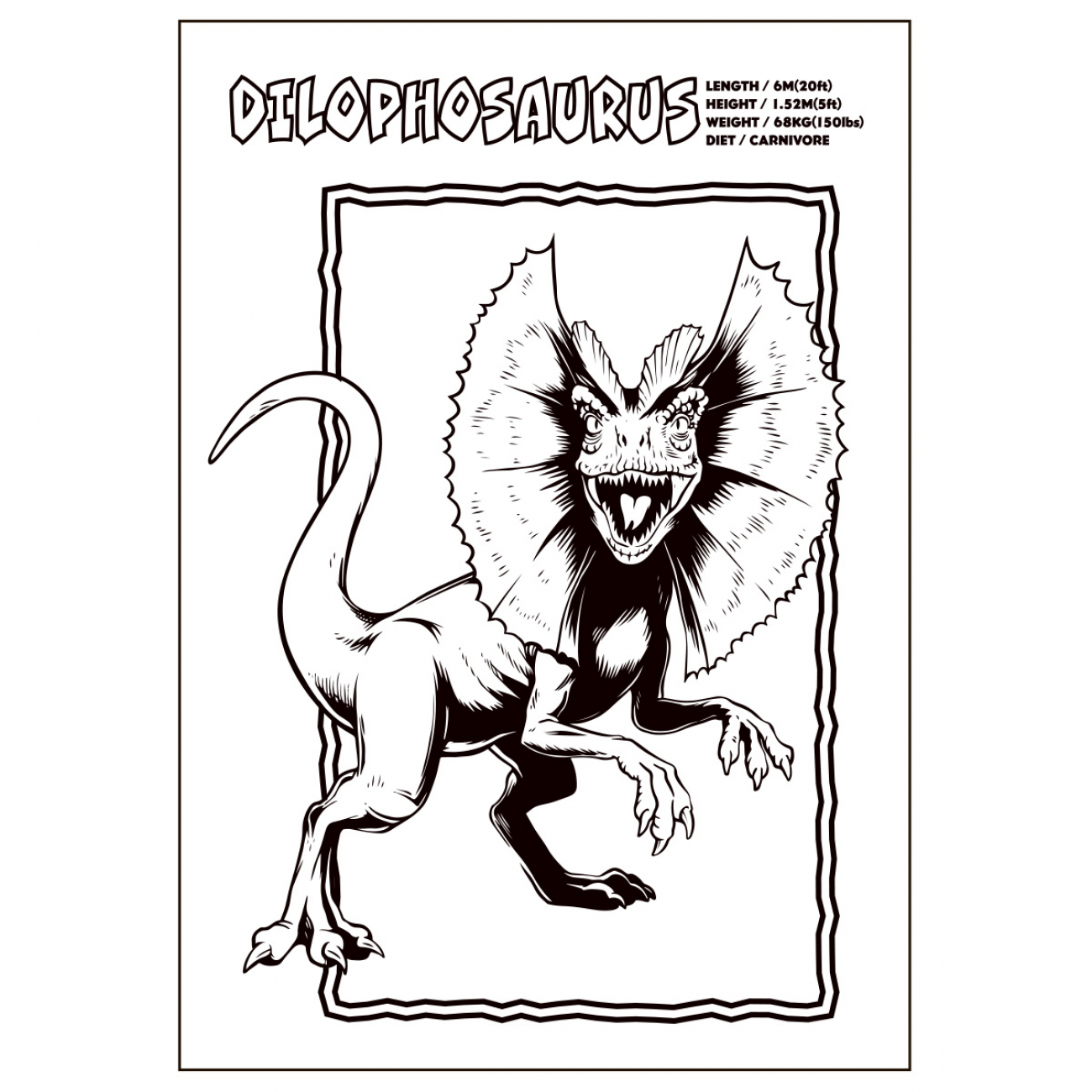 Раскраска Yes Jurassic park