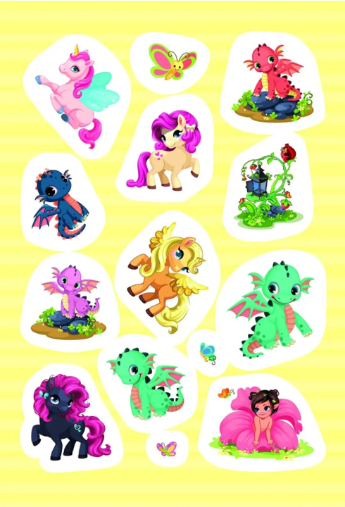 Наклейки 14,5х21 см Эльф