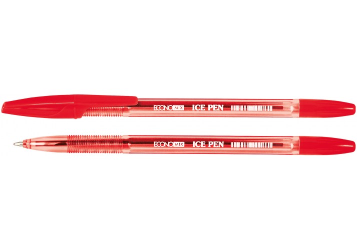 Ручка кулькова Economix Ice pen 0,5 червона