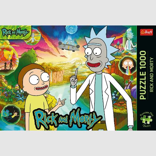 Пазлы 1000 элементов Рик и Морти