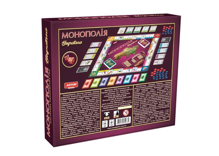Гра настільна Монополія Україна
