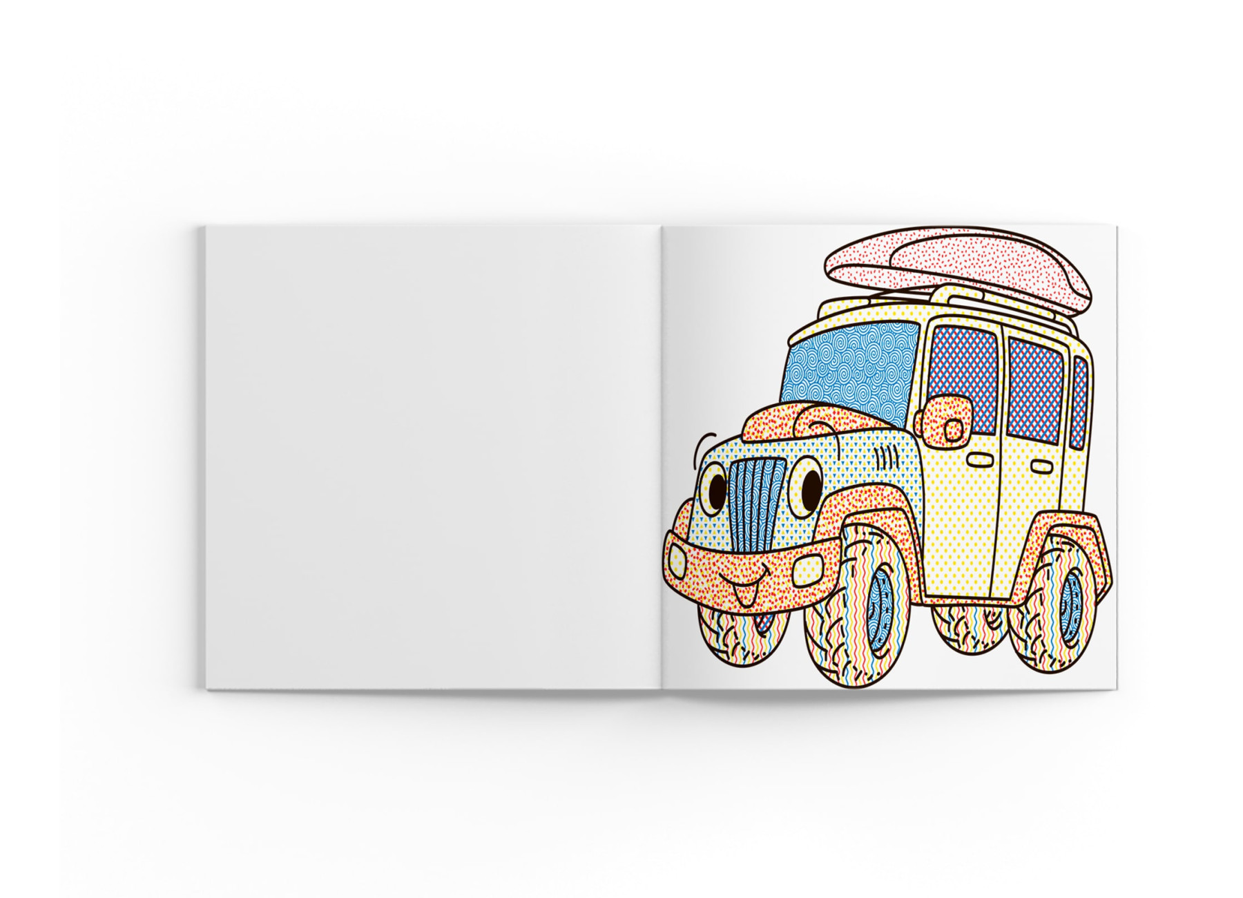 Водные раскраски Легковые машинки