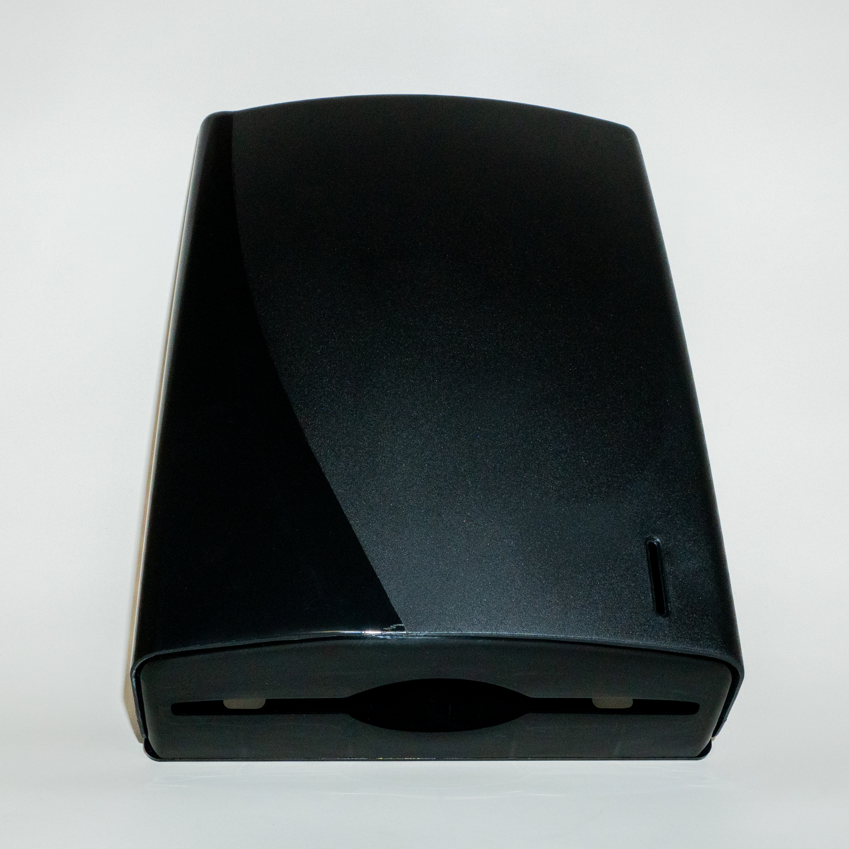 Диспенсер Rulopak для бумажных полотенец в пачках Z-сборки, пластиковый, черный, 38,5*11*28см.