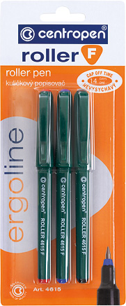 Ручка-ролер Centropen Ergo 0,3 синя