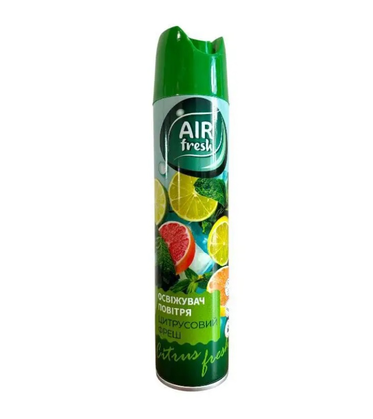 Освіжувач повітря аерозольний Air Fresh 300 мл, цитрусовий фреш