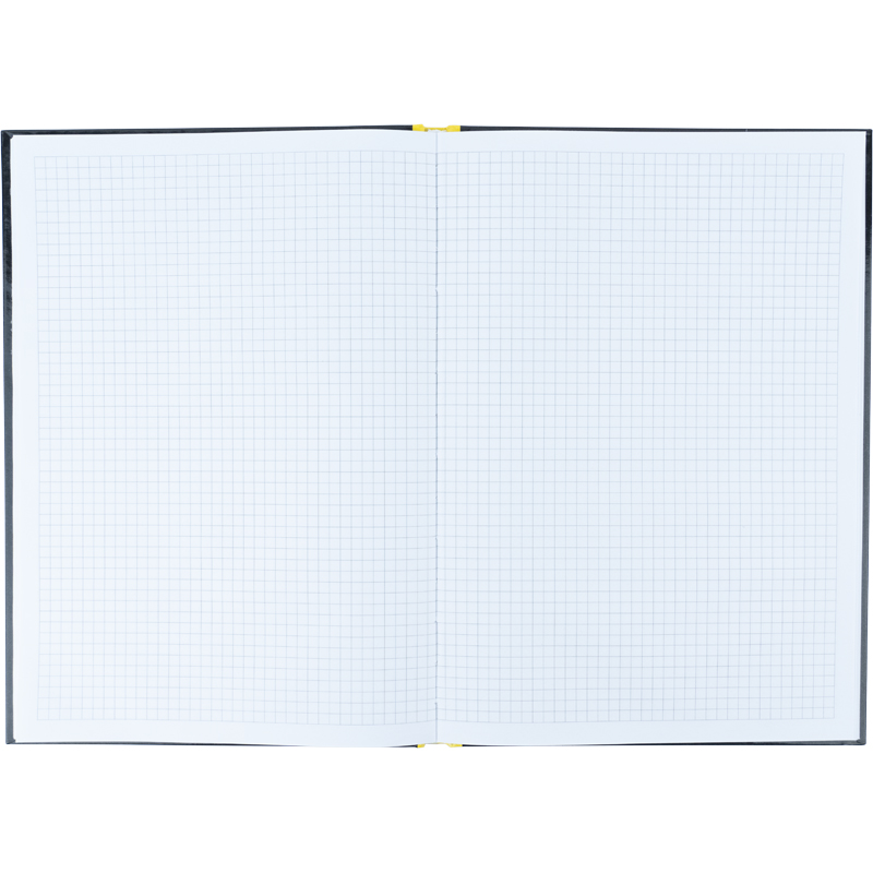 Книга обліку А4 80 арк тв палітурка клітинка COLORS жовта