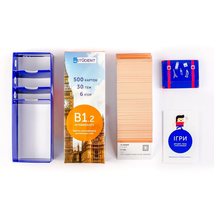 Картки для вивчення англійської мови English Student Intermediate B1.1