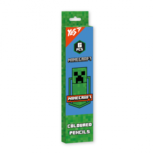 Олівці Yes Minecraft Creeper 6 кол