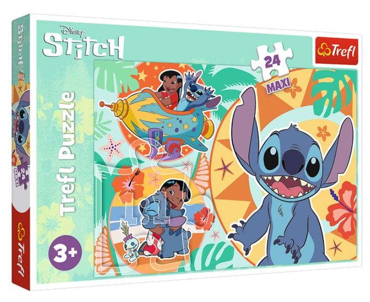 Пазли 24 Maxi Lilo&Stitch Щасливий день