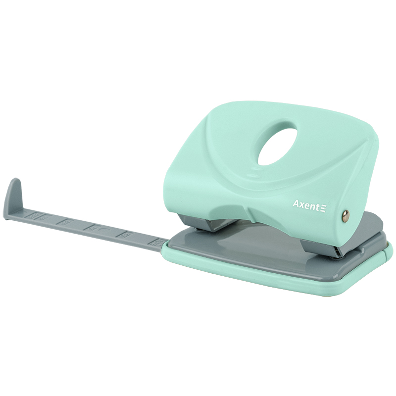 Діркопробивач 20 л пластик Axent Welle-2, Pastelini м'ятний