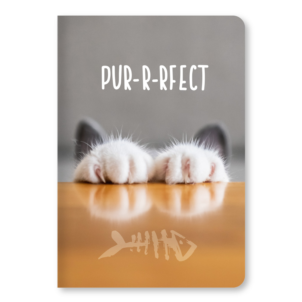 Блокнот А6 96 л инт обл клетка лам Коты 426 Ассорти