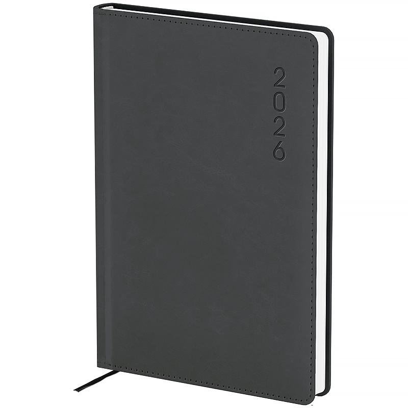 Щоденник дат. Classic Lux 145*210 сірий