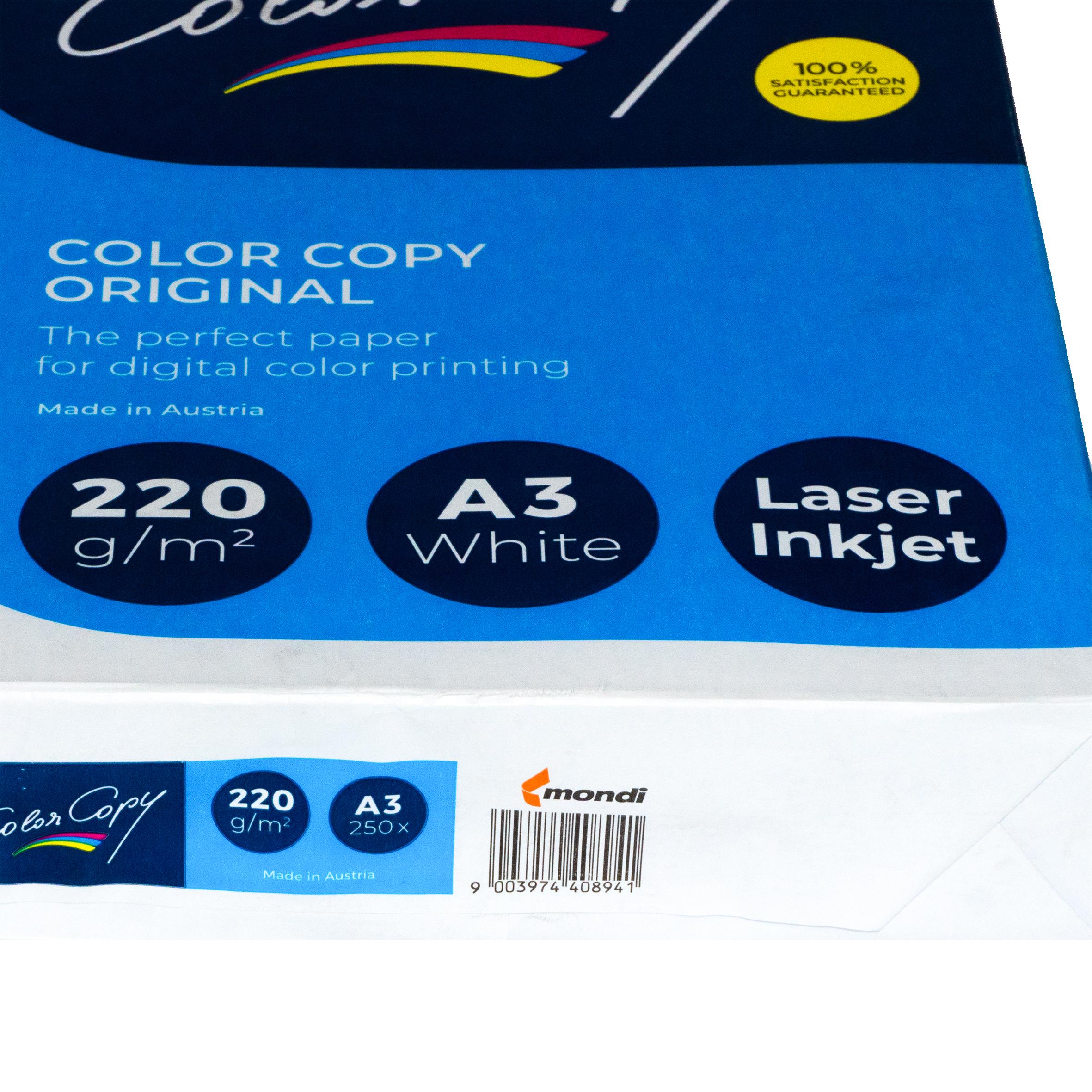 Папір для лазерного та струменевого друку А3 Color Copy 220 г/м2 250 арк