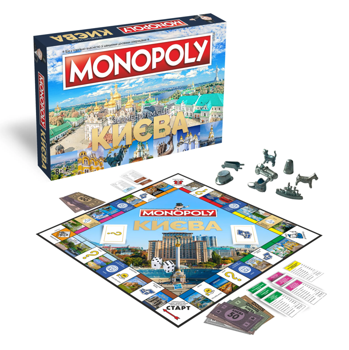 Игра настольная Монополия Знаменитые места Киева