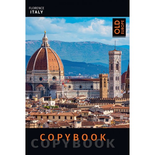 Зошит А5 80 арк клітинка тв палітурка лам серія Old Europe