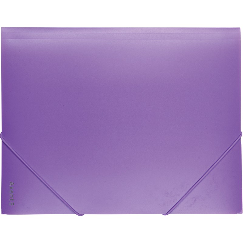 Папка на гумках А4 Axent Pastelini, бузкова