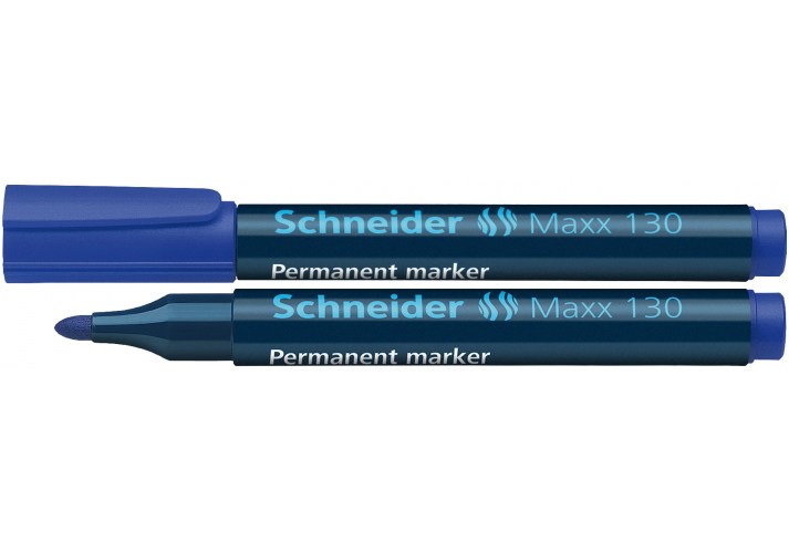 Маркер перманентний Schneider Maxx 130 2-3 мм синій