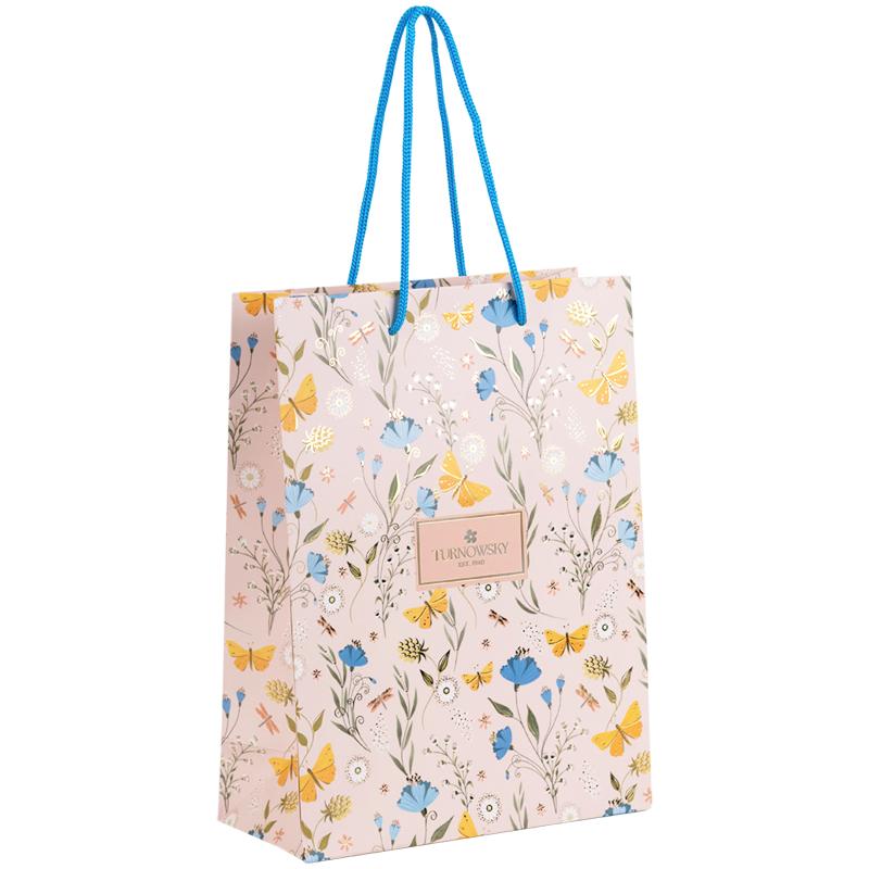 Паперовий подарунковий пакет, 18х24см, TR, Secret Garden 2