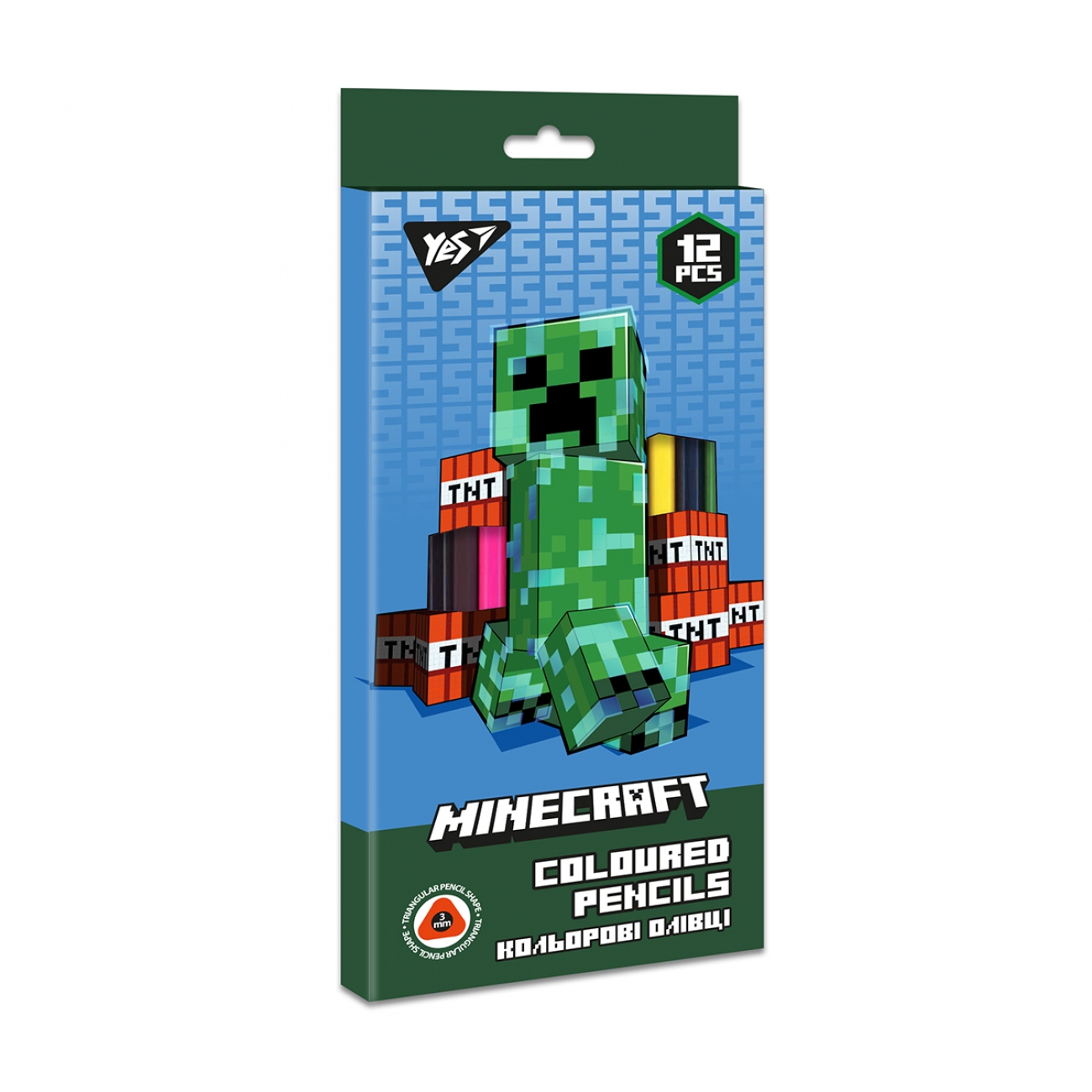 Олівці Yes Minecraft 12 кол.