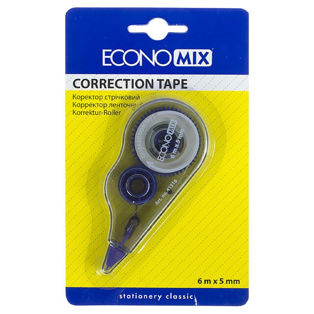 Коректор стрічковий 5 мм Economix, 6 м
