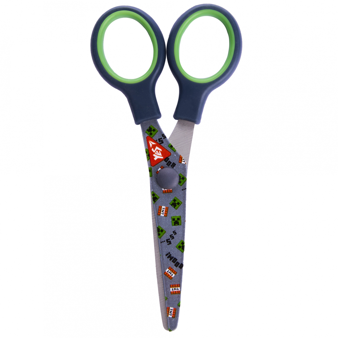 Ножницы детские 13 см Yes Minecraft принт на лезвии