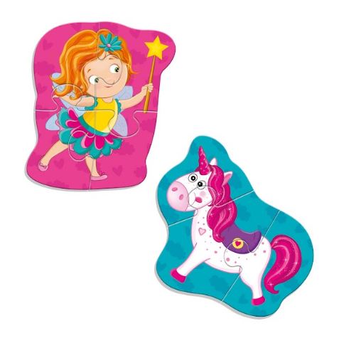 Пазли магнітні Baby puzzle Фея та єдиноріг 2 шт
