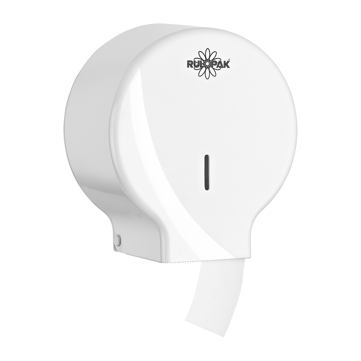 Диспенсер Rulopak для туалетной бумаги в рулонах Джамбо, пластиковый, белый, 24,3*21,8*13см.