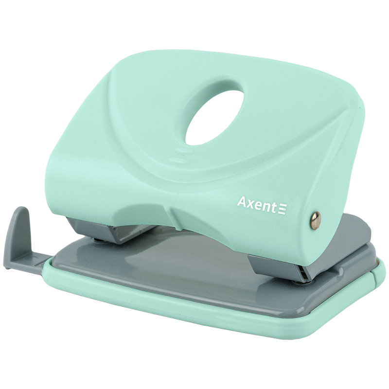 Діркопробивач 20 л пластик Axent Welle-2, Pastelini м'ятний