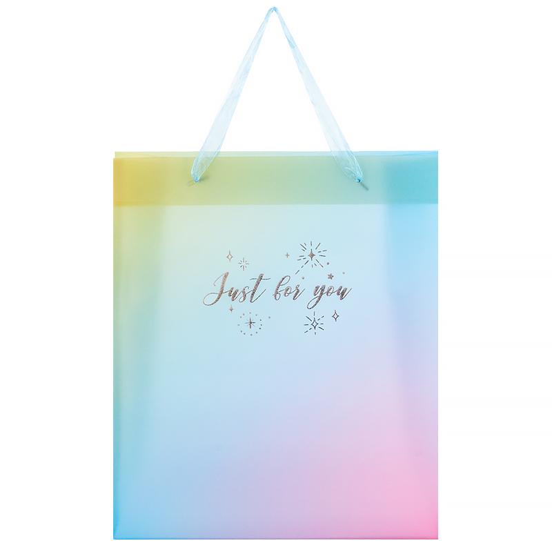 Пакет пластиковый подарочный 32х27см, Just for you-1