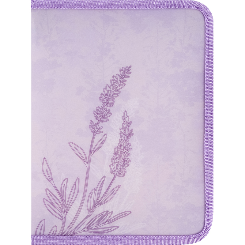 Папка об'ємна на блискавці A5+ Axent Lavender-1