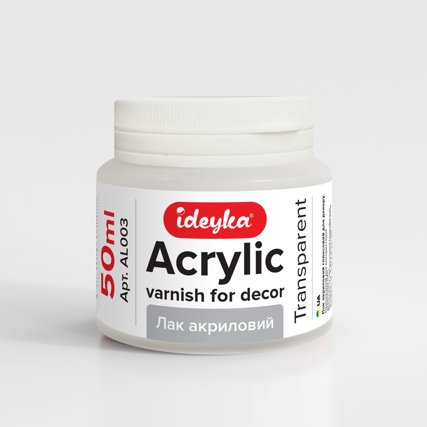Лак акриловый глянцевый 50 мл