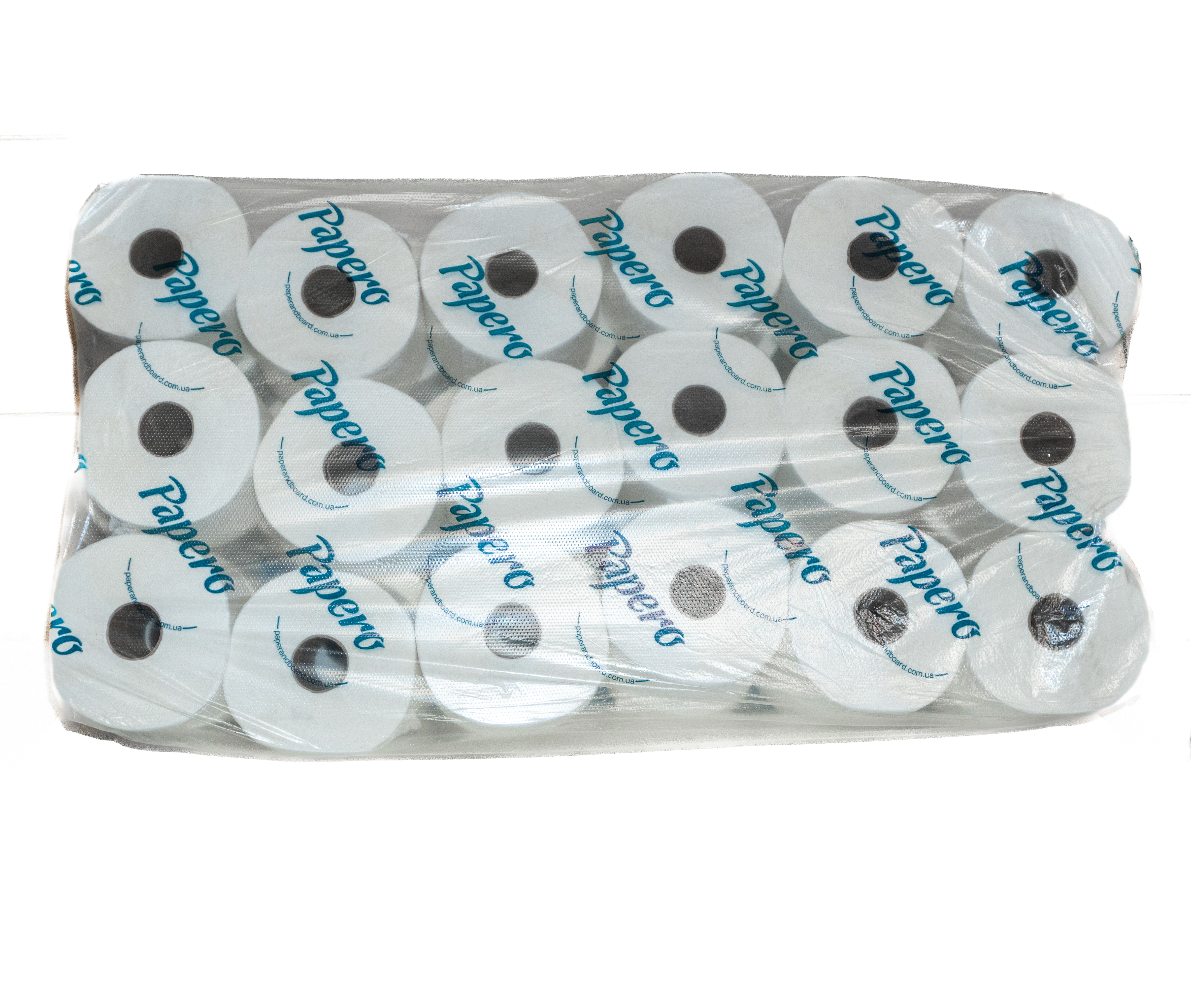 Папір туалетний міні Джамбо Papero двошарові 50 м, 36 рул/уп