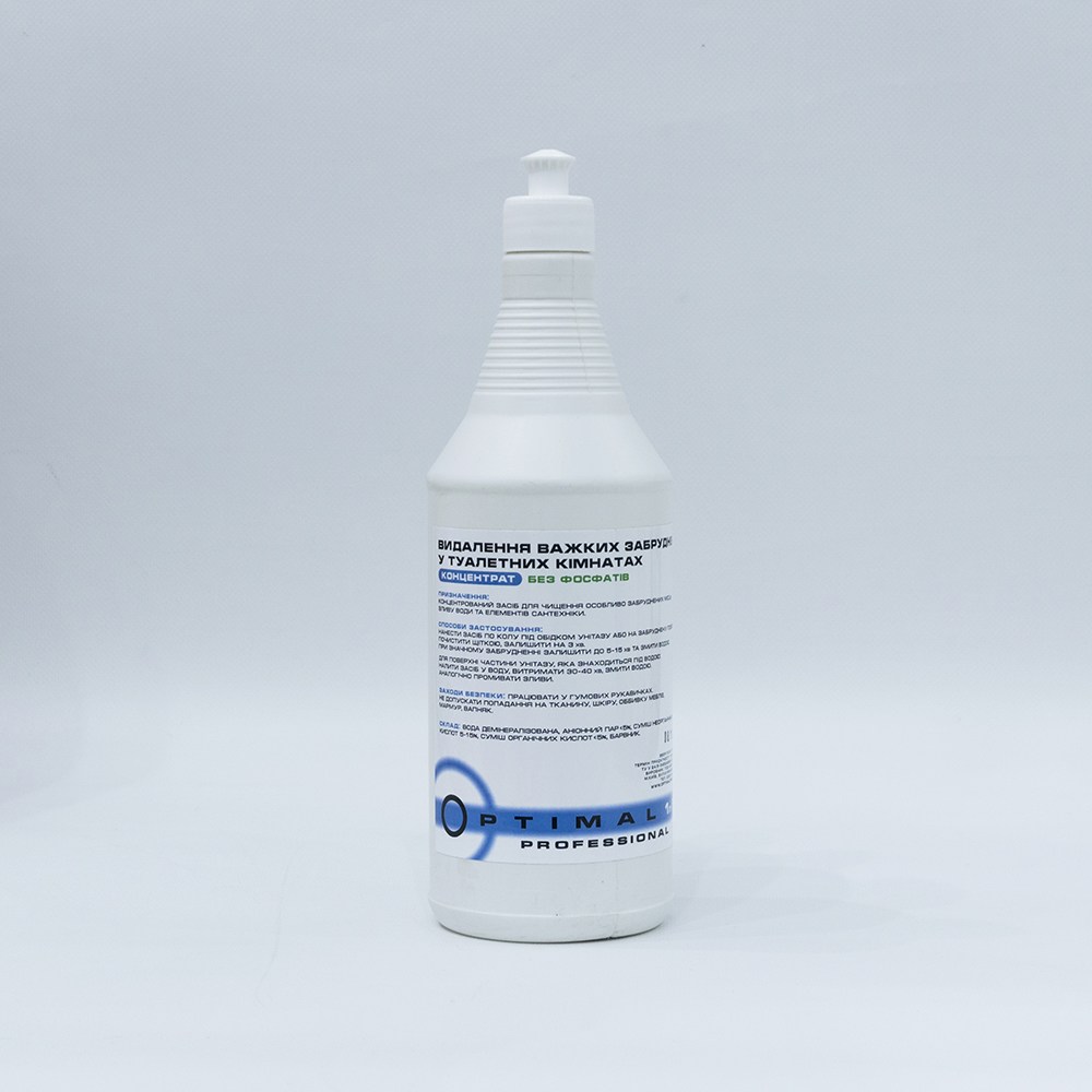 Средство Optimal для сложных загрязнений, плесени и грибка в санитарно-гигиенических комнатах 1 л