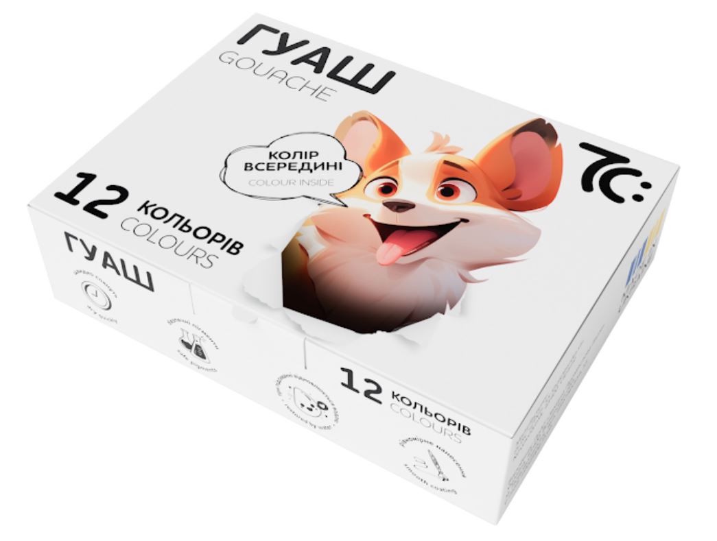 Гуаш 7С: 12кол/10мл (7C21203)