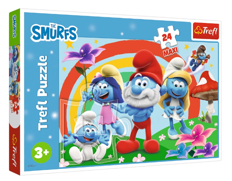 Пазли 24 Maxi The Smurfs День смурфа