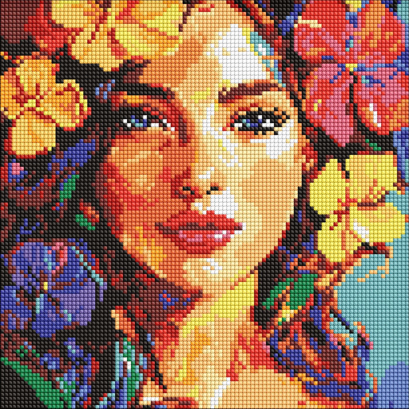 Алмазная мозаика 30×30 см Тропическая мечта