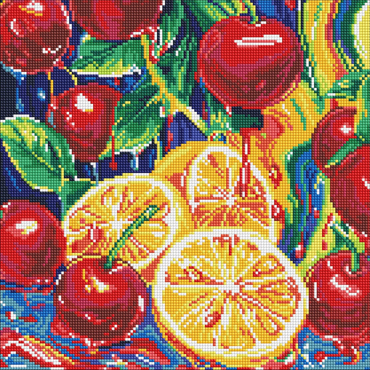 Алмазна мозаїка 40×40 см Соковита насолода