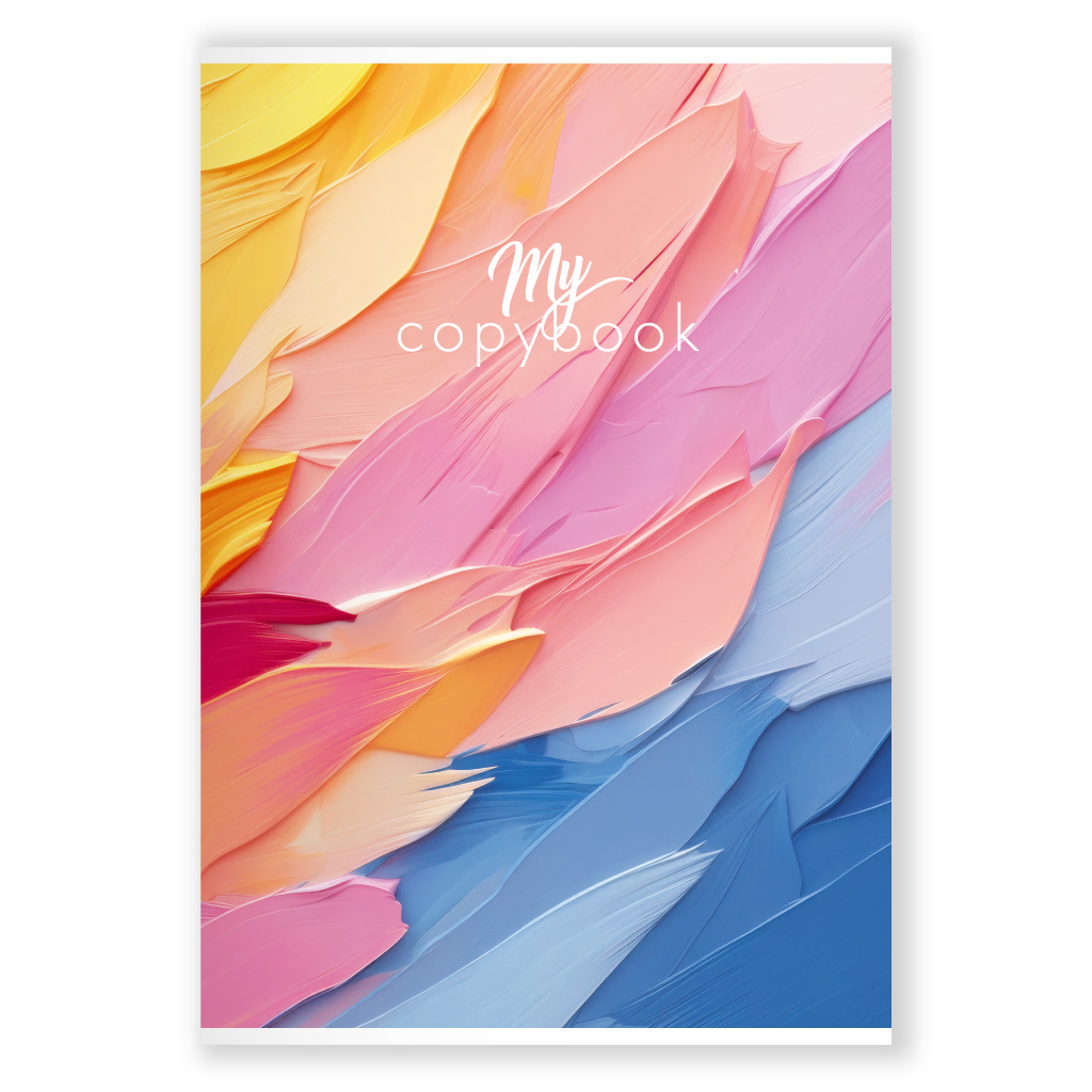 Зошит А4 48 арк скоба клітинка 413 Фарби 1