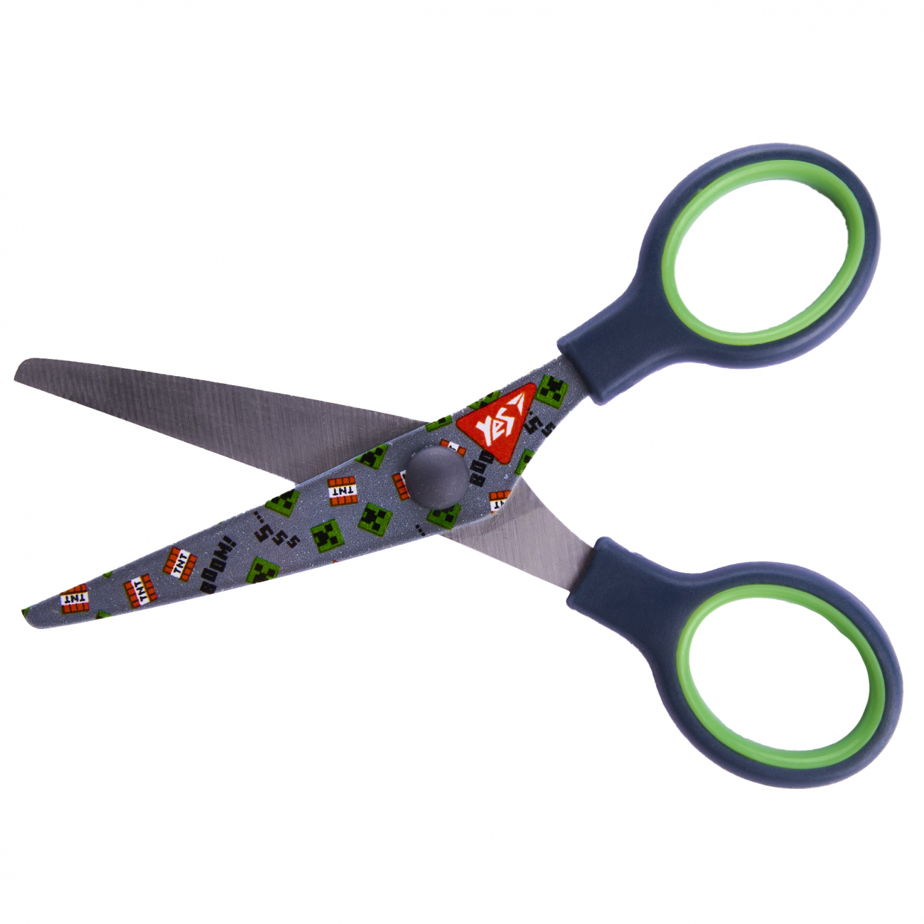 Ножницы детские 13 см Yes Minecraft принт на лезвии