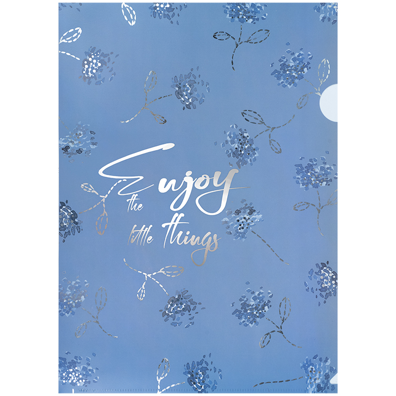 Папка-куток А4 Axent Flower Symphony-3 синя