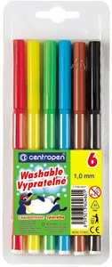 Фломастери Centropen Пінгвіни 6 кол